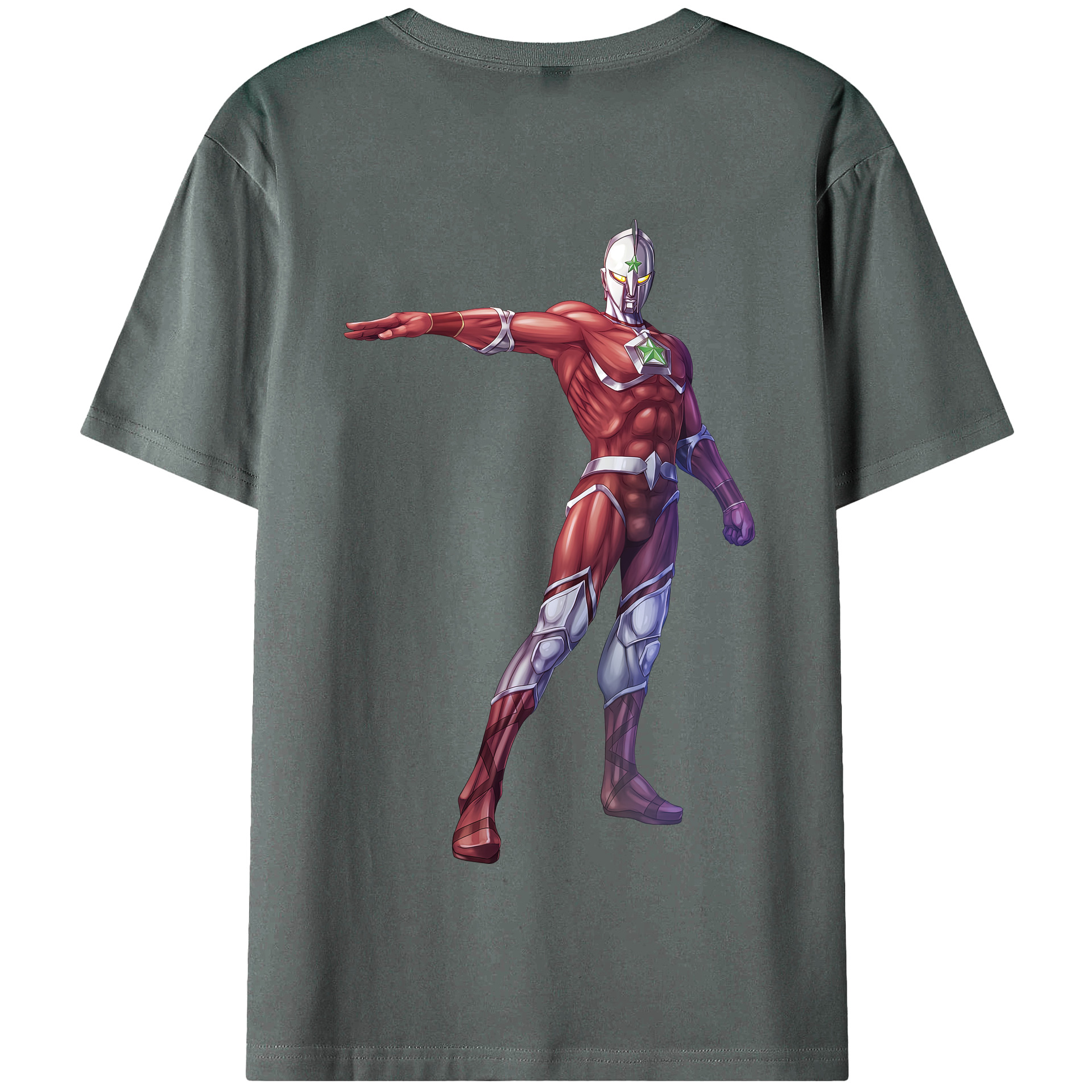 （画像用） ウルトラマン Ultraman 綿100％半袖Tシャツ（背面プリント）